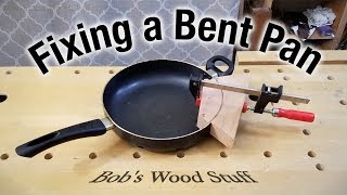 Fixing a Bent Frying Pan