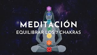 Meditación ACTIVAR y EQUILIBRAR los 7 CHAKRAS  35 minutos Gabriela Litschi