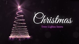 Christmas Tree Lights Intro - After Effects Template