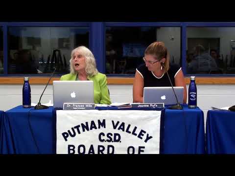 PVCSD Board of Education Meeting - September 6, 2018