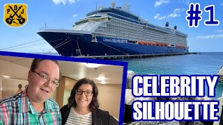 Celebrity Silhouette Pt.1  Parking & Shuttle, Embarkation, Cabin Tour, Ship Exploration, Sky Lounge