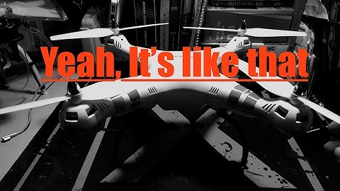 The Whatever Episode 16, How to get rid of Jello and get a smooth Video out of a Syma X8