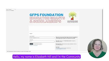GFPS Foundation Teacher Grant Application Tutorial