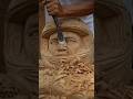 Crafting a Wooden Masterpiece by Hand#art#craft#shorts