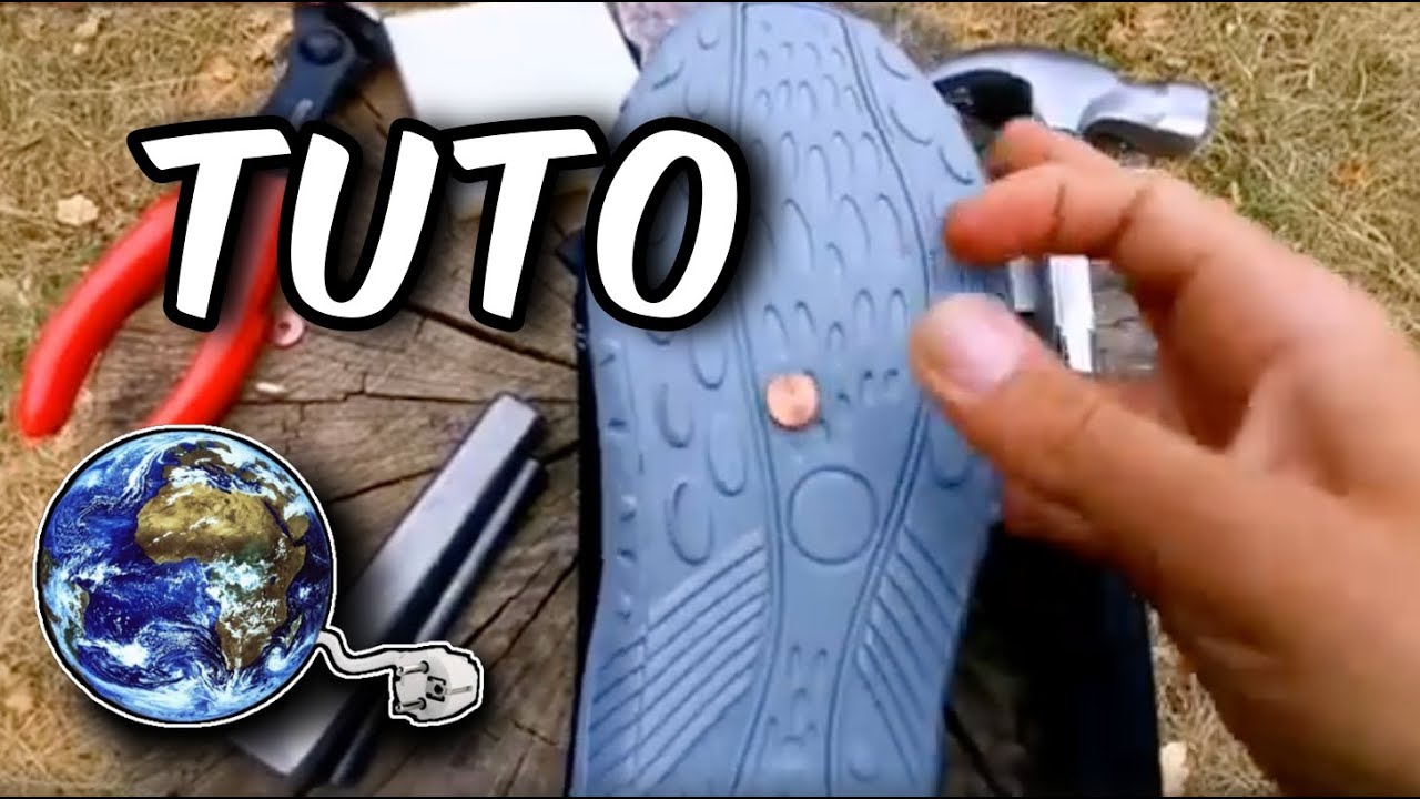 Chaussures De Mise à La Terre (earthing) Unisexe - Semelle Avec Inserts Cuivre - Confortables, Souples, Pour Marcher Connecté à La Terre