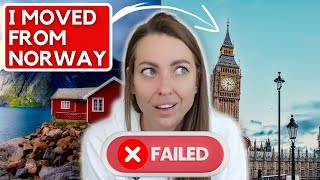 I Moved from NORWAY to LONDON: THE BIGGEST MISTAKE OF MY LIFE! Why You SHOULD NOT MOVE to London now