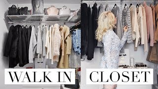 Showing you my Pinterest Inspired Walk-In Closet Tour in my new Studio Apartment! For more inspo, check out my Instagram: http://