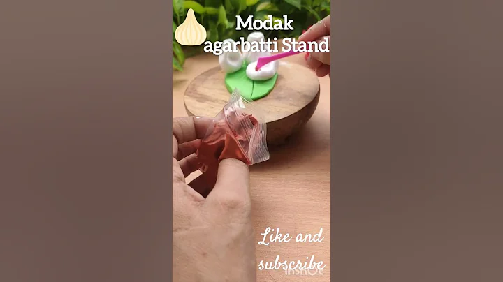 Modak agarbatti Stand #ganeshchaturthi #ganapatibapa #ganesh #artscraft #clayart #shorts #youtube