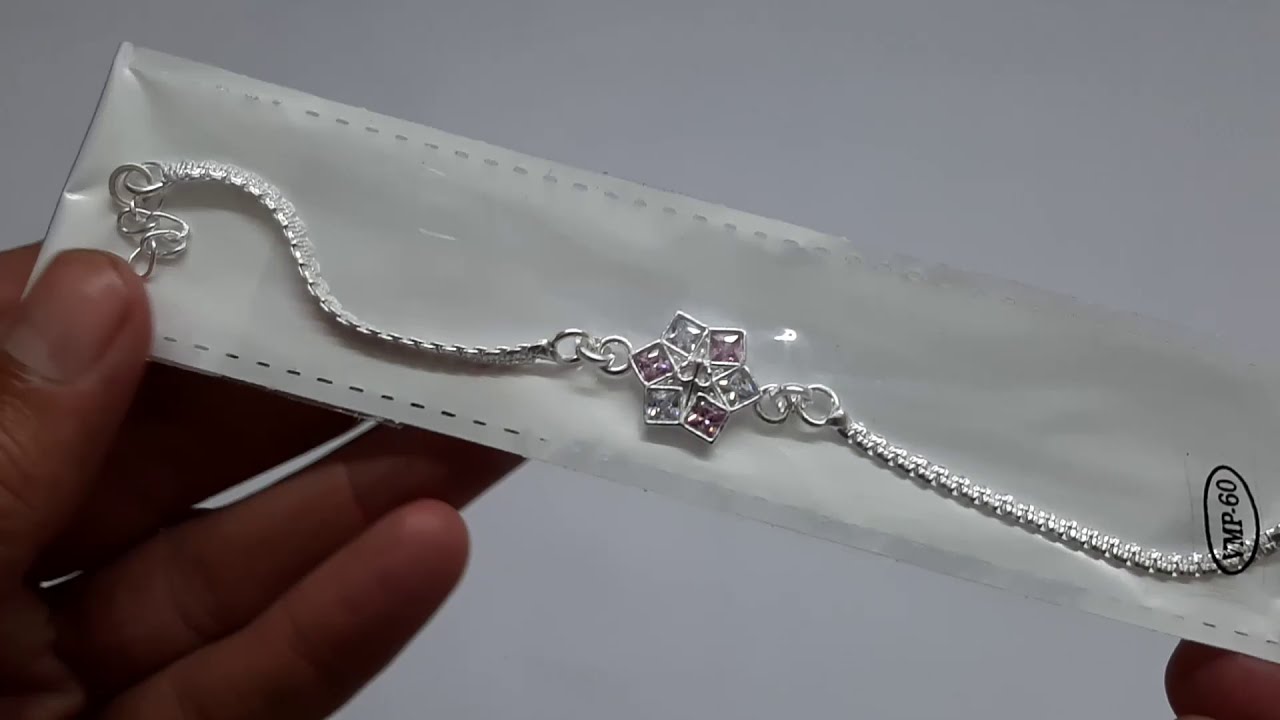 Latest Silver Rakhi Designs with Price - YouTube