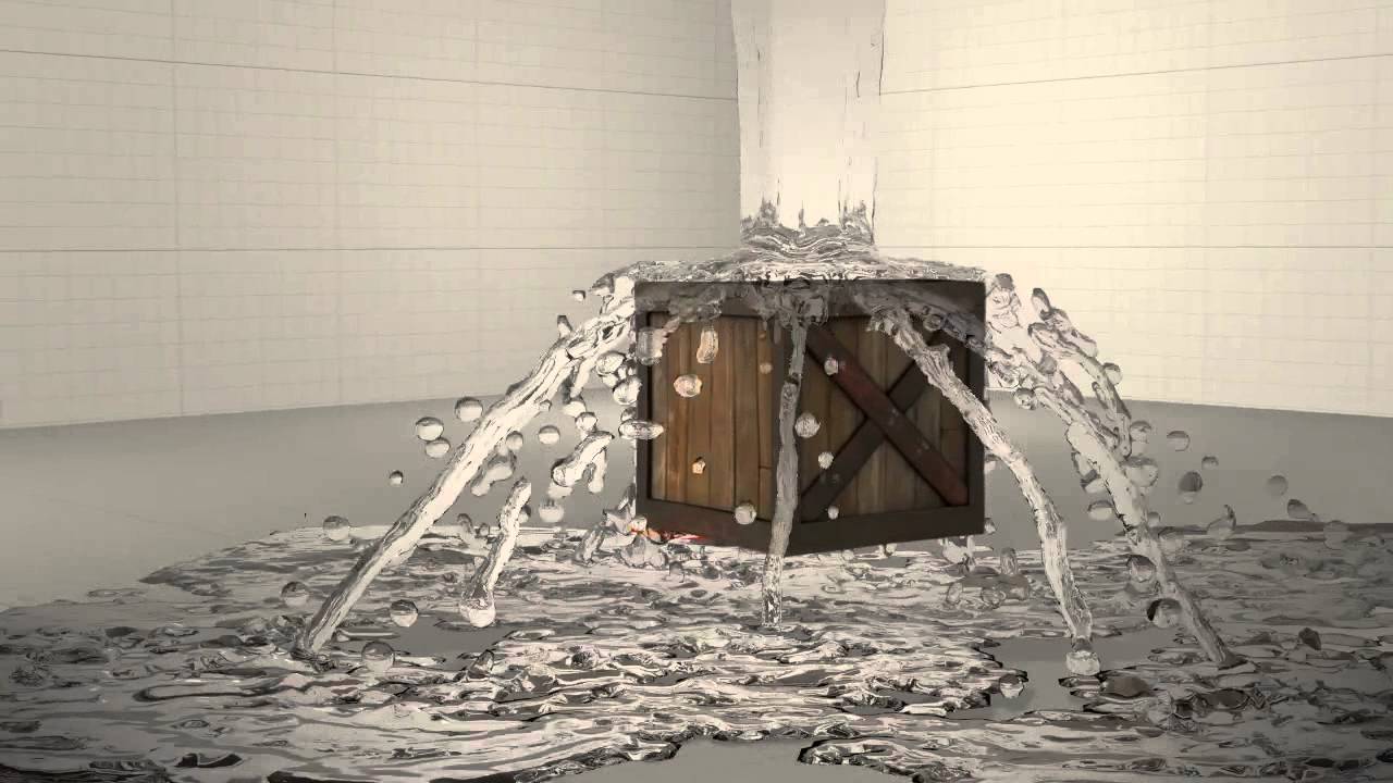 SFM Fluid Simulation Compositing Proof of Concept - YouTube