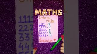 #Unicorn Maths #4 #solve #mathspuzzle #brainteaser #shorts