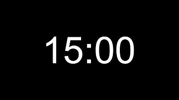 15 Minutes Timer (900 seconds)