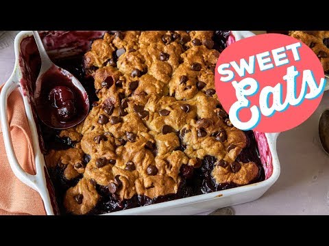 Chocolate Chip Cherry Cobbler | Food Network