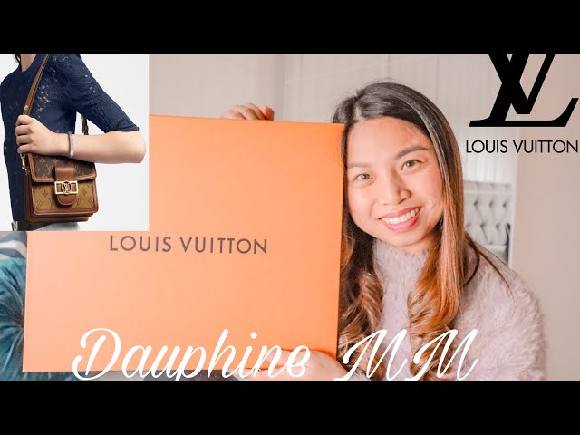 Unboxing/Review Louis Vuitton Dauphine MM Monogram Canvas 2019 