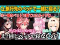 旅行先でも一緒のベッドで寝ていたルイクロに、驚きが止まらないこよりといろは【ルイクロてぇてぇ/博衣こより/鷹嶺ルイ/沙花叉クロヱ/風真いろは/ホロライブ/切り抜き】