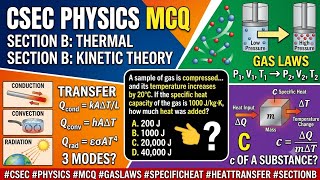Csec Physics MCQ on Section B HEAT