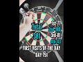 First Visits Of The Day 751 #darts #pdc #lukelittler #dartsreviews #180 #dartschallenge #wdf #bdo