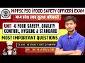 MPPSC FSO Classes | Food Safety, Quality Control, Hygiene, and Standards l | MP FSO Class | FSO 2025