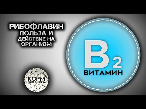 Рибофлавин (Витамин B2). Польза и действие на организм.