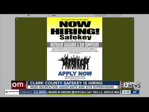 Safekey program hiring before school