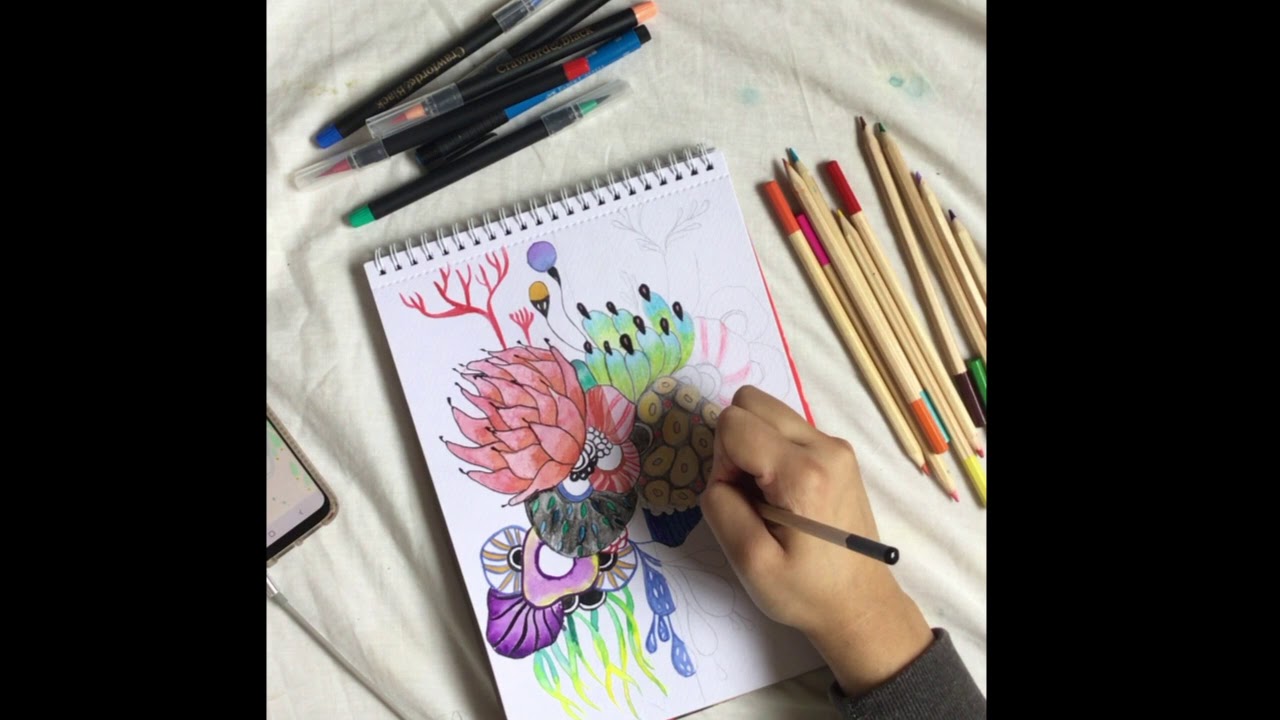Yellena James pencil timelapse