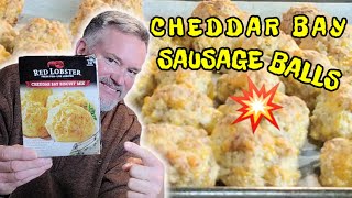 CHEDDAR BAY SAUSAGE BALLS💥Make them Once..Make them for life!💯 #sausage