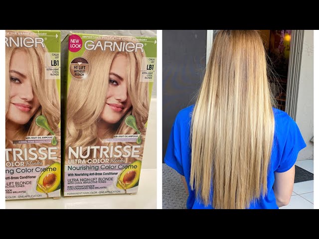 2. Garnier Nutrisse Nourishing Hair Color Creme, 83 Medium Golden Blonde (Cream Soda), 1 kit - wide 11
