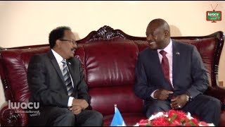 Arrivée du président somalien au Burundi
