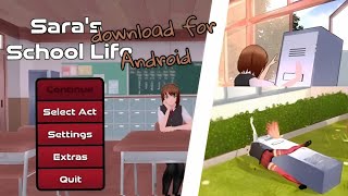 تنزيل لعبة sara's school life for Android screenshot 4