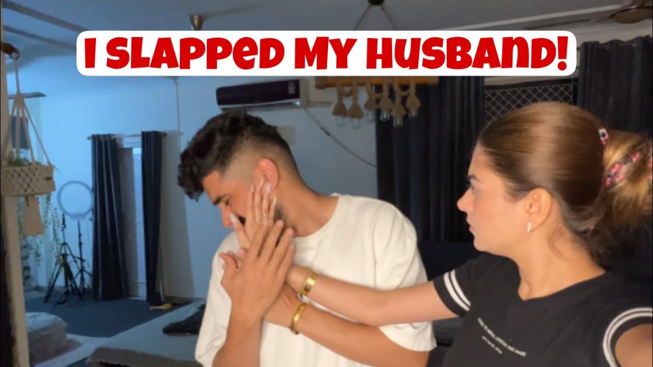 wife slapped in front of husband