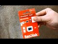 NEW 32GB SanDisk Micro SDHC Memory Card for Canon Camera & Samsung Galaxy Tab UNBOXING & FITTING