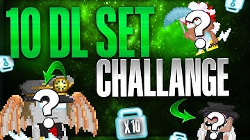 GROWTOPİA 10 DL VS 10 DL SET CHALLANGE / GROWTOPİA TÜRKÇE