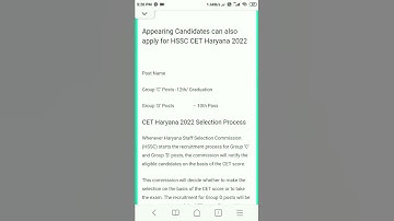 CET 2022 application form | Haryana Staff Selection Commission (HSSC) Naukrijust.com