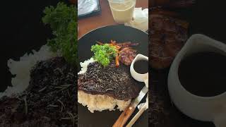 Rib eye and sirloin steak #food #steak #ribeye #sirloinsteak #travel #guimaras #beach #island