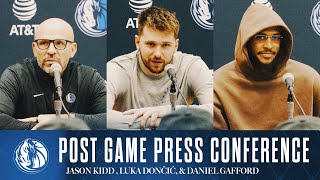 Jason Kidd, Luka Dončić & Daniel Gafford | Post Game @ WAS | 12/05 ...