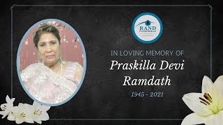 In Loving Memory - PRASKILLA DEVI RAMDATH