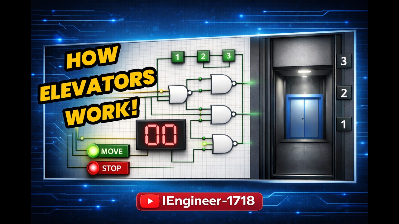 How Elevaters Work! | Logisim | Priority Encoder - YouTube