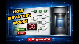 How Elevaters Work! | Logisim | Priority Encoder