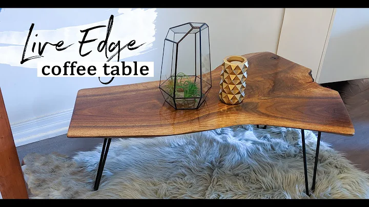 DIY Wood Coffee Table Top | diy live edge coffee table ideas