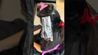 highlights and low light with red colour ke petition Kaise ki Jaati Hai#hairstylehairstyle #hairstyl