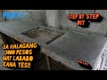 PAANO GUMAWA NG LABABO STEP BY STEP (PART 1）| CONCRETE COUNTERTOP DIY