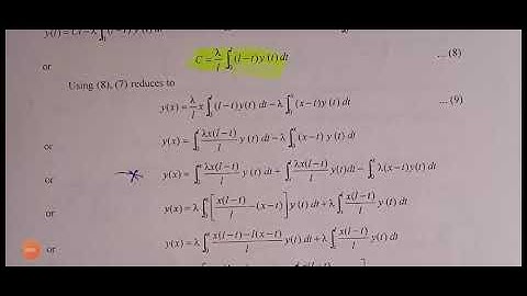 METHOD OF CONVERTING A BOUNDARY VALUE PROBLEM INTO A FREDHOLM INTEGRAL EQUATION BSC MSC MATHEMATICS