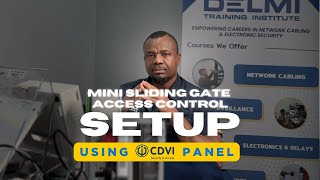 Using CDVI KRYPTO A22K Access Control Panel to Control Mini Sliding Gate | Delmi | @CDVIVIDEO​