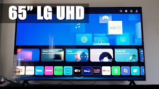 LG 65' UR8050 4K UHD LED AI ThinQ WebOS Smart TV | Unboxing, Installing & Setting Up