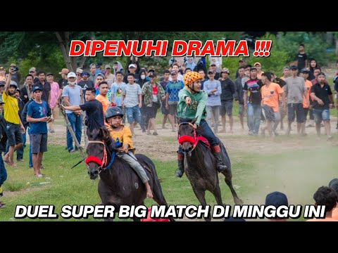 LINTASAN PANTAI KARSUT PECAH❗❗❗DIPENUHI DRAMA DUEL SUPER BIG MATCH  || KUDA PACU INDONESIA