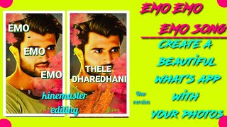 Creating a EMO Emo lircal what's app status in Telugu new style screenshot 4