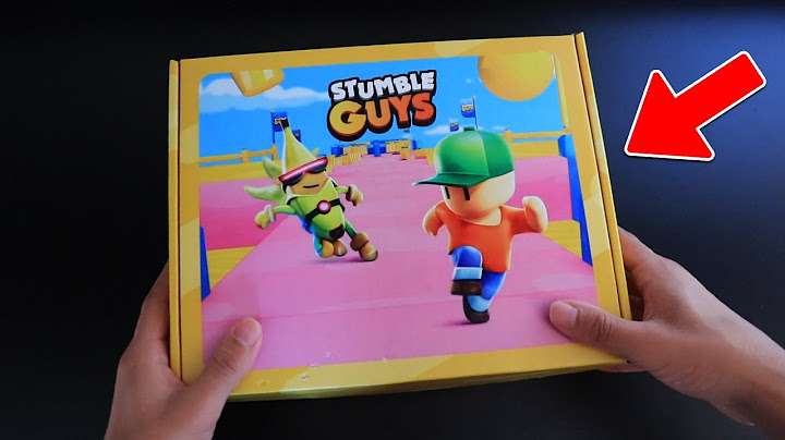Recebi uma CAIXA SURPRESA do Stumble Guys na MINHA CASA