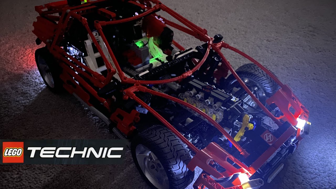 Motorized LEGO Super Car #8448 - YouTube