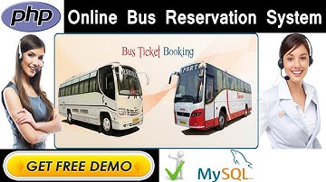 Online Bus Reservation Management System Project in PHP | MYSQLI | HTML | CSS - College Projects