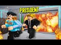 I Saved The PRESIDENT! (Roblox Bloxburg)